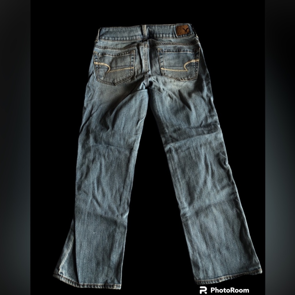 American 🇺🇸 Eagle Artist Crop Stretch jeans size 00